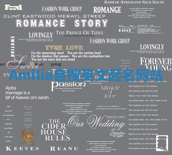 Amilia自搜英文起名网站 Amilia自搜英文起名网站