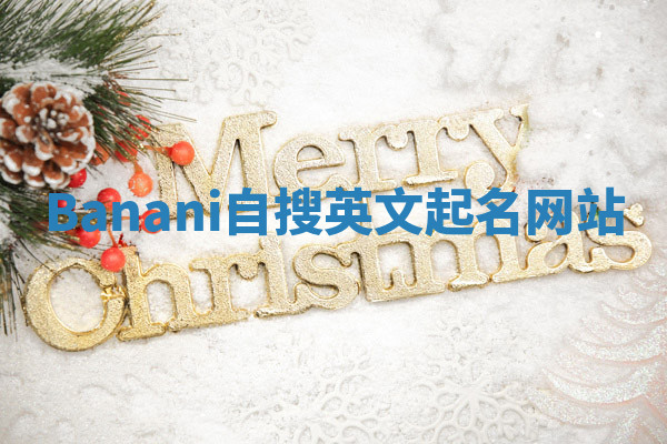 Banani自搜英文起名网站 Banani自搜英文起名网站