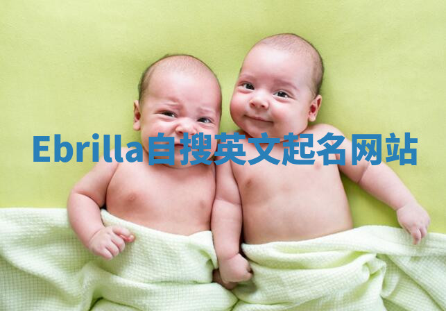 Ebrilla自搜英文起名网站