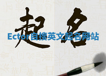 Ector自搜英文起名网站