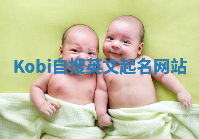 Kobi自搜英文起名网站