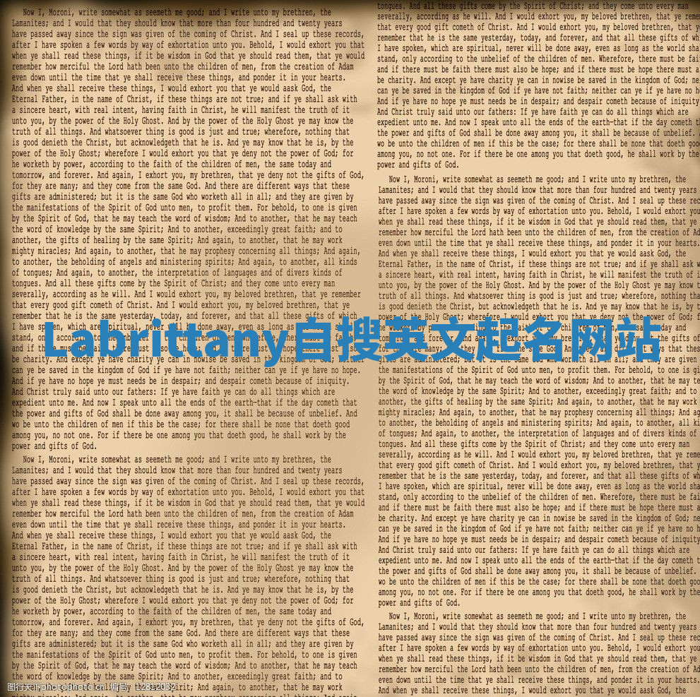 Labrittany自搜英文起名网站