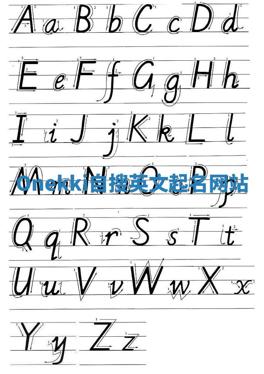 Onekki自搜英文起名网站