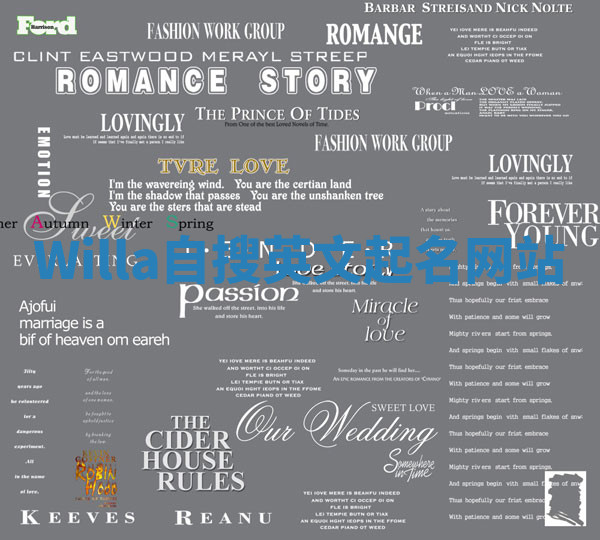 Willa自搜英文起名网站 Willa自搜英文起名网站