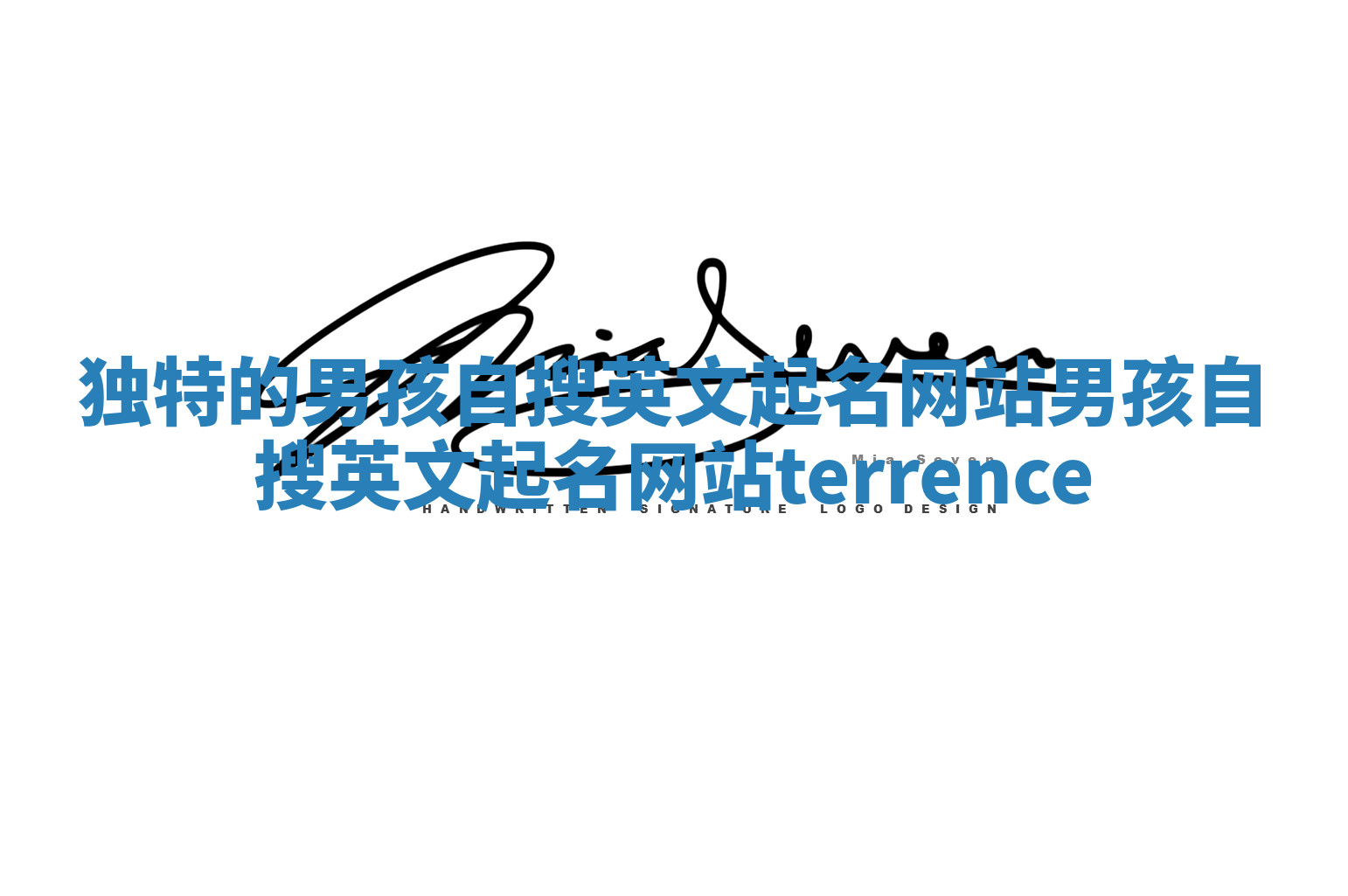 独特的男孩自搜英文起名网站_男孩自搜英文起名网站terrence